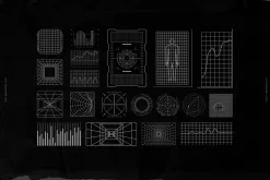 200 Retro Futuristic Shapes