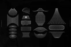 200 Retro Futuristic Shapes