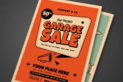 Retro Garage Sale Event Flyer