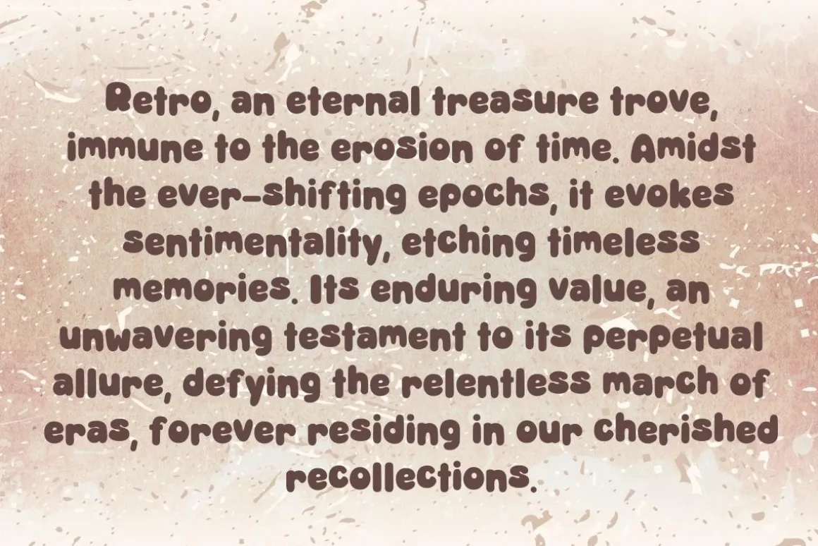 RETRO - Handwritting