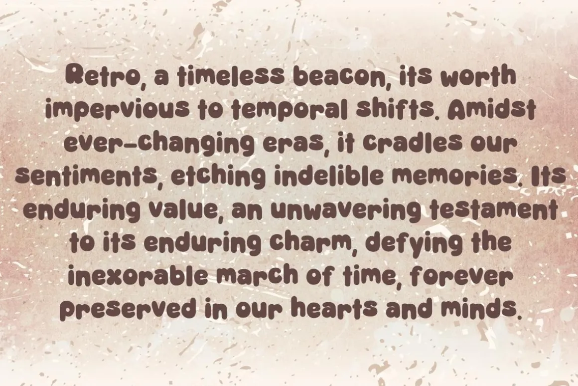 RETRO - Handwritting