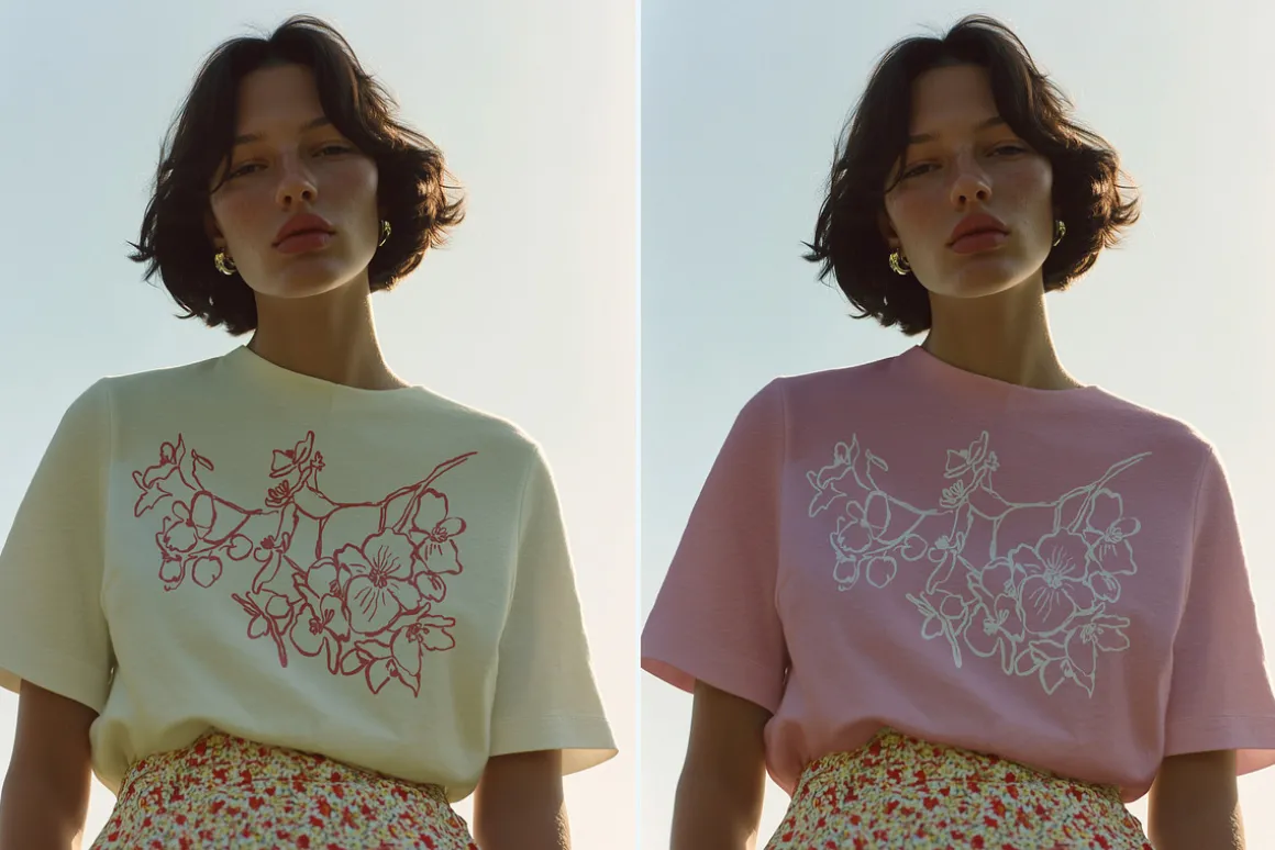 Retro Light T-Shirt Mockup Bundle