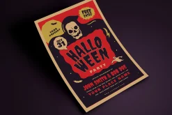 Retro Old Halloween Event Flyer