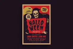 Retro Old Halloween Event Flyer