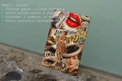 Retro Paper Collage Kit Classic