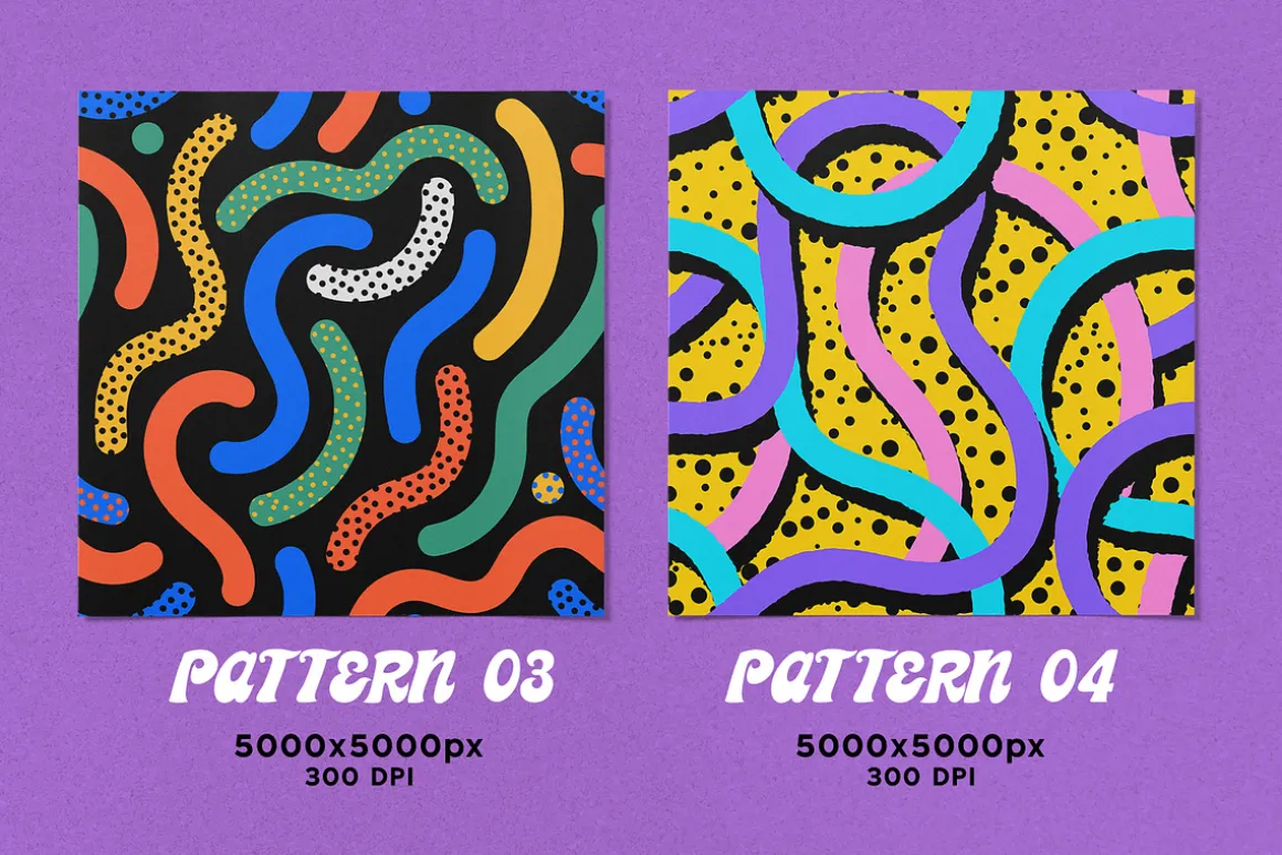 Retro Pattern Set
