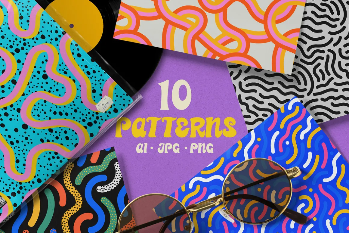 Retro Pattern Set
