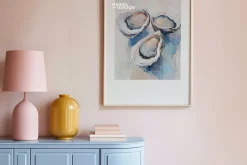 Retro Pink Interior Frame Mockup