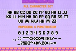 Retro Pixel is a pixel font