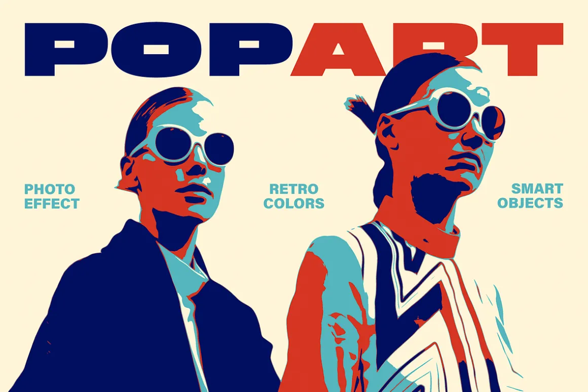 Retro Pop Art Photo Effect
