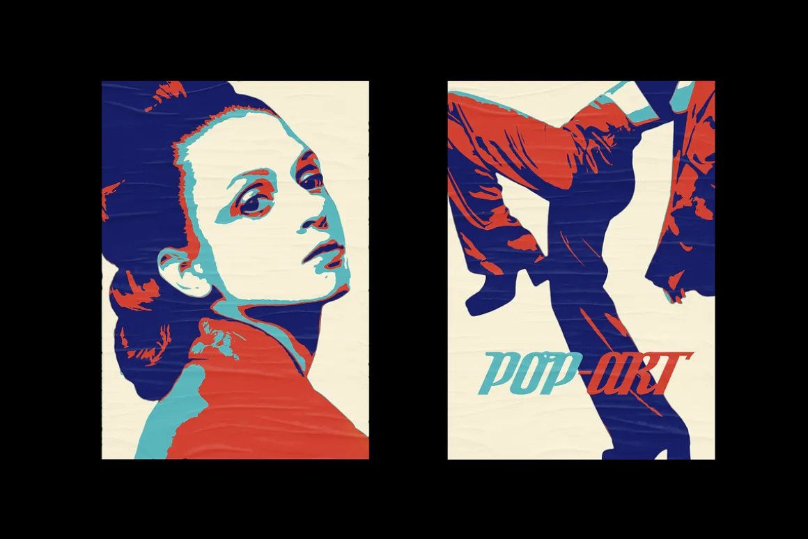 Retro Pop Art Photo Effect