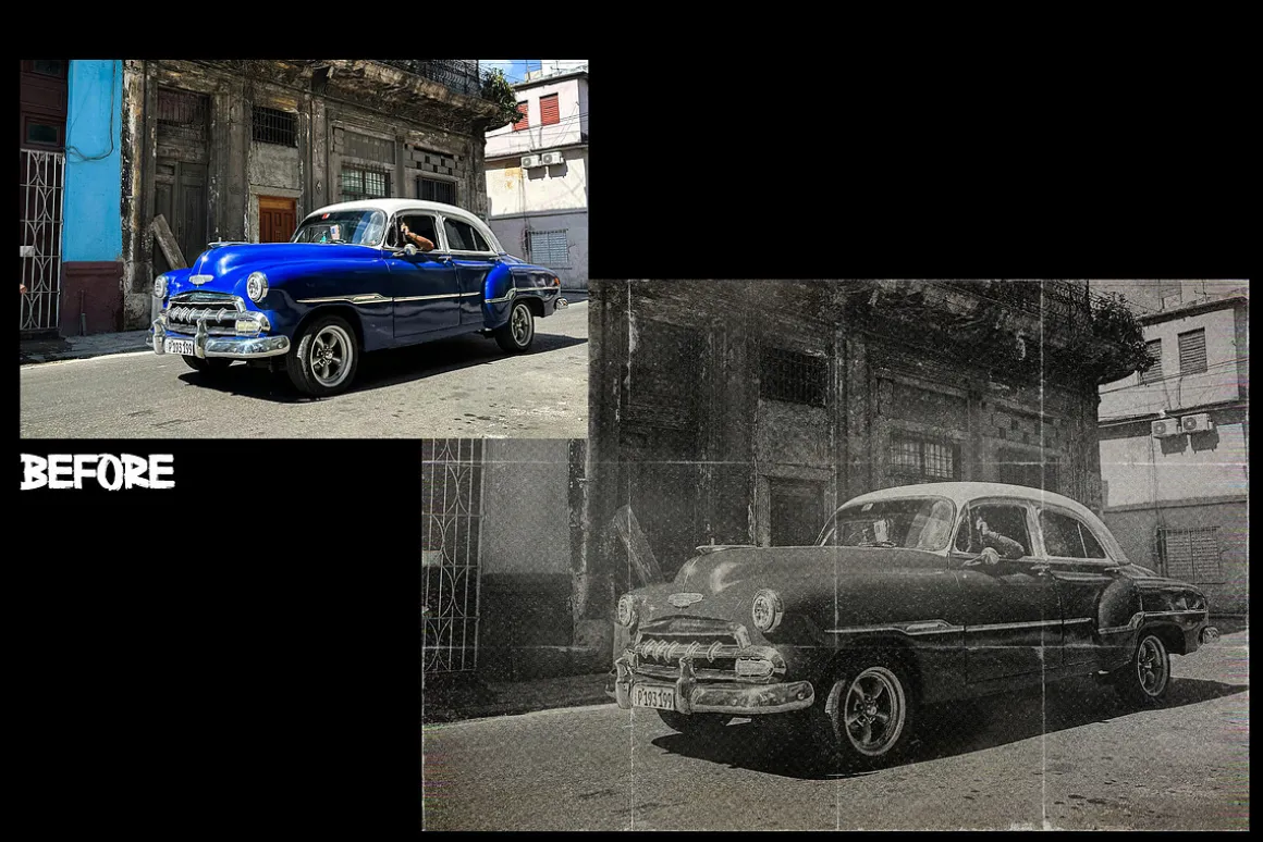 Retro Printed Photography Effects