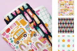 Retro School Seamless Patterns