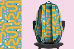 Retro School Seamless Patterns