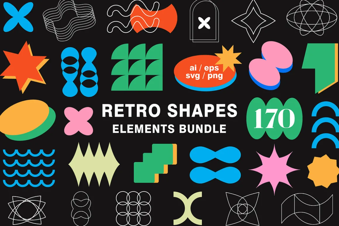 170 Retro Shapes Atelier