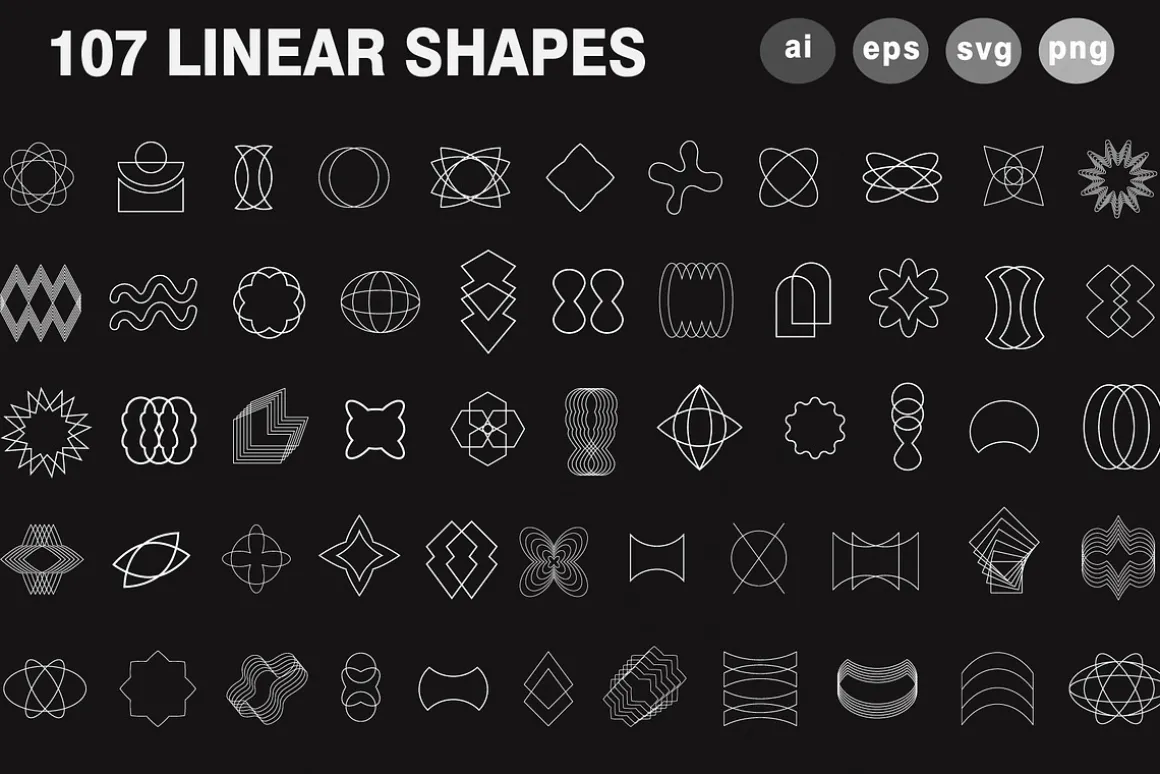 170 Retro Shapes Atelier