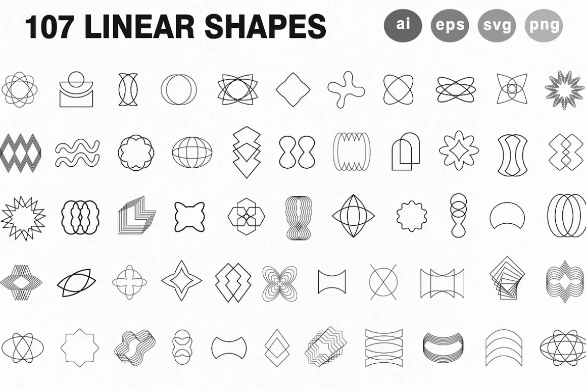 170 Retro Shapes Atelier
