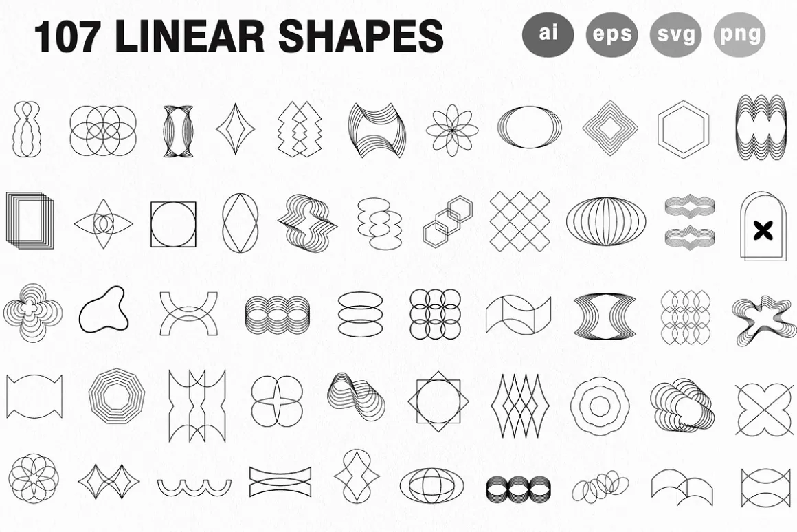 170 Retro Shapes Atelier