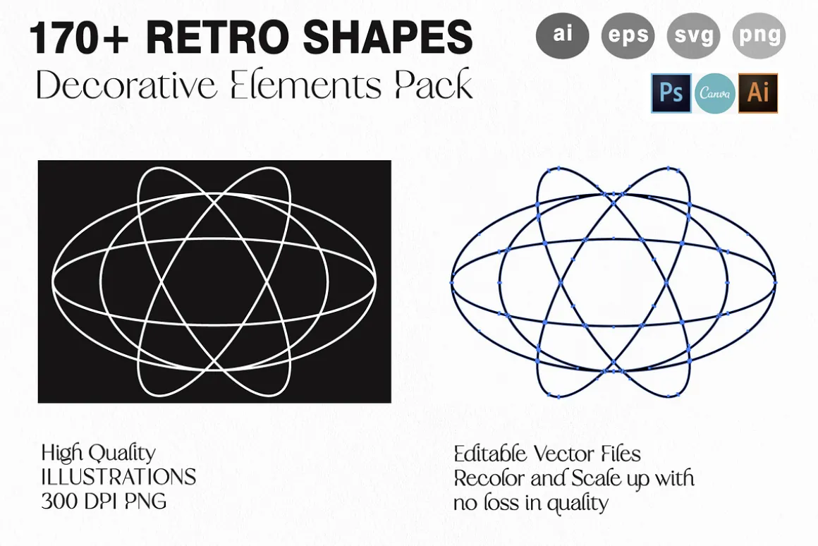 170 Retro Shapes Atelier