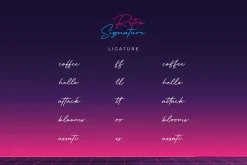 Retro Signature - Neon Lights