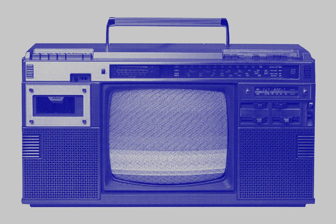 Retro Tech - 21 Technology Halftones