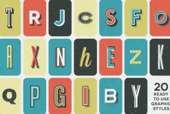 Retro Textpress – Illustrator Styles