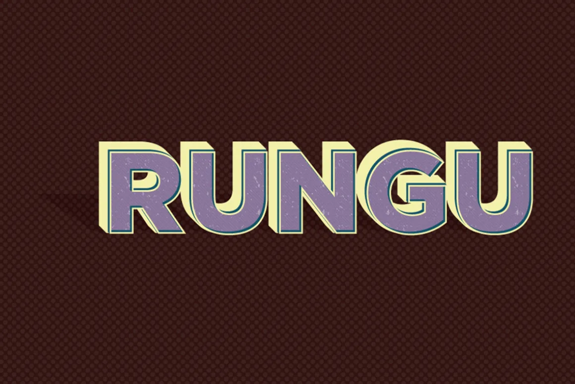 10 Retro Vintage Text Effect