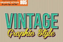 10 Retro Vintage Text Effect