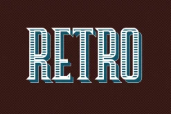 10 Retro Vintage Text Effect