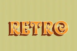 10 Retro Vintage Text Effect