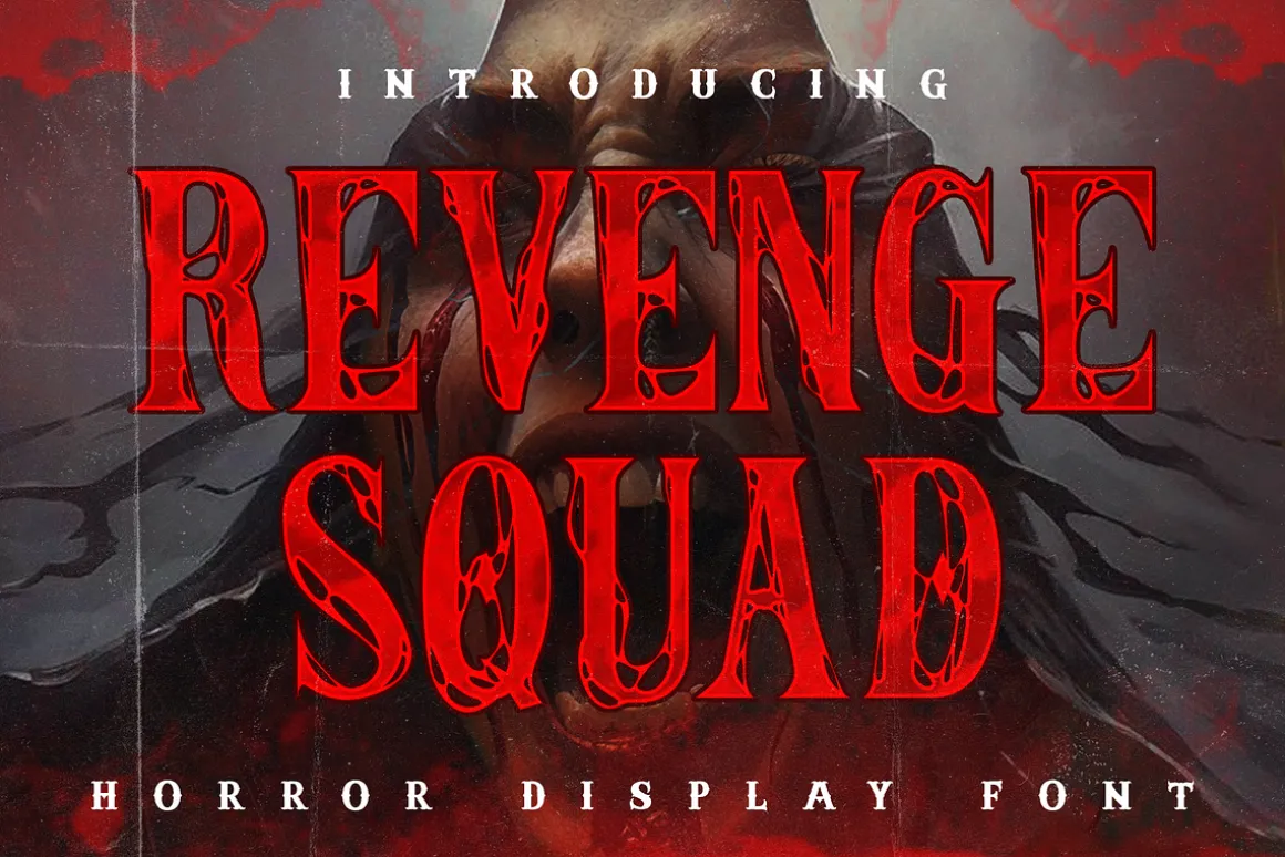 Revenge Squad Metal Horror Font