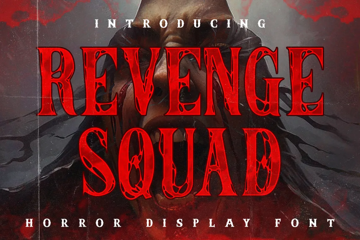 Revenge Squad Metal Horror Font