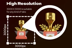 Reward & Badges 3D Icon Set