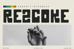Rezcoke - Retro Vintage Font