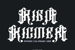 Rigo Kicmer - Old English Font
