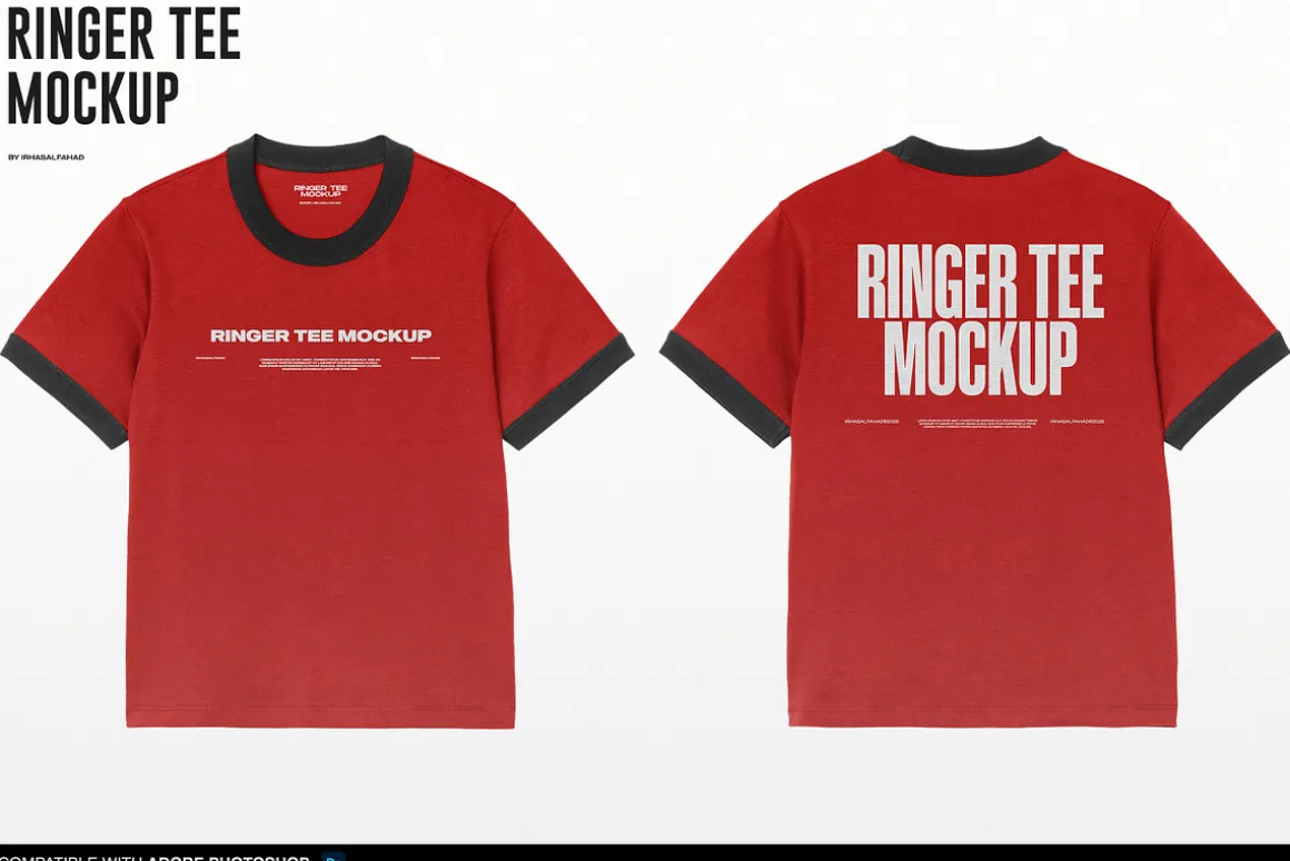 Ringer Tee Mockup