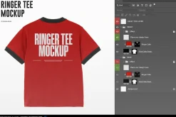 Ringer Tee Mockup