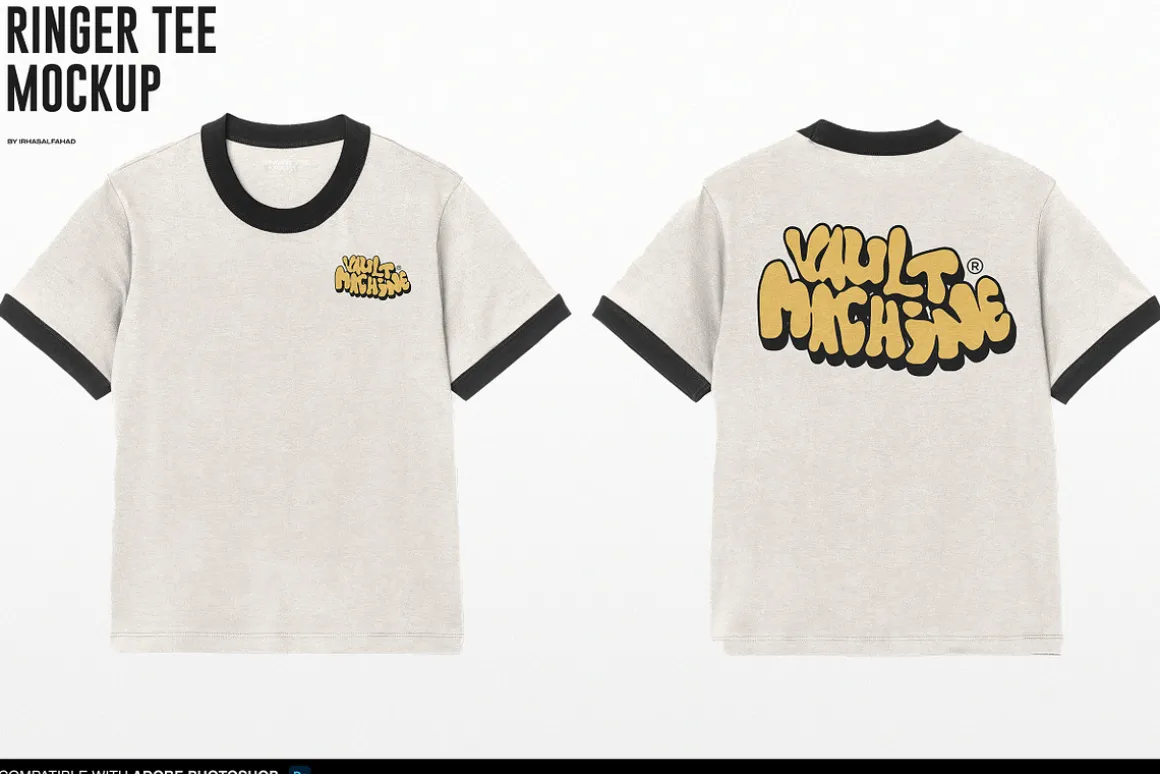 Ringer Tee Mockup