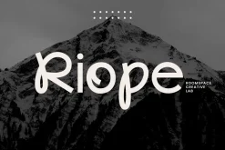 Riope - Unique Modern Logo Font