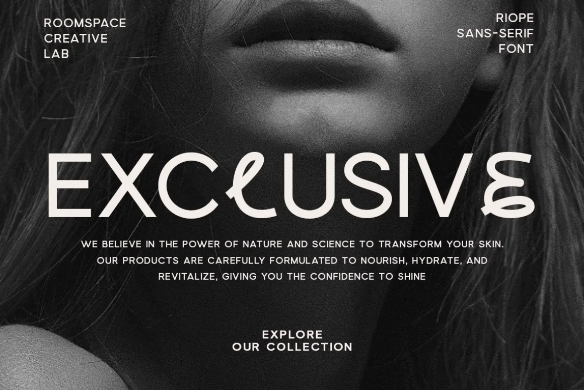 Riope - Unique Modern Logo Font