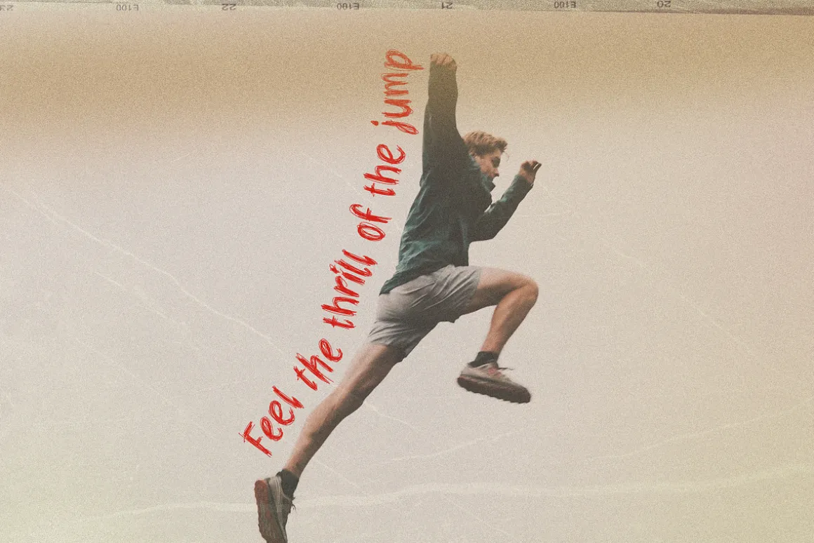 Riotink. Handwritten Scribble Font