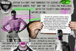 Riotink. Handwritten Scribble Font