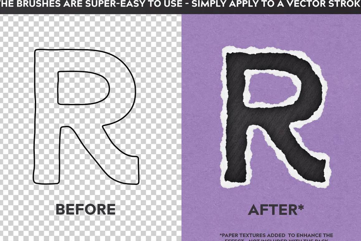 Rip It Up! - Torn Edge Brushes - AD
