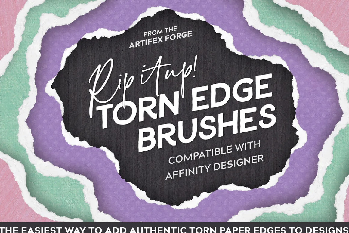 Rip It Up! - Torn Edge Brushes - AD