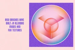 Risograph brush set for Procreate