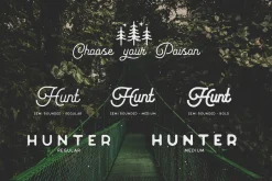 Riverfall Semi Rounded Textured Font
