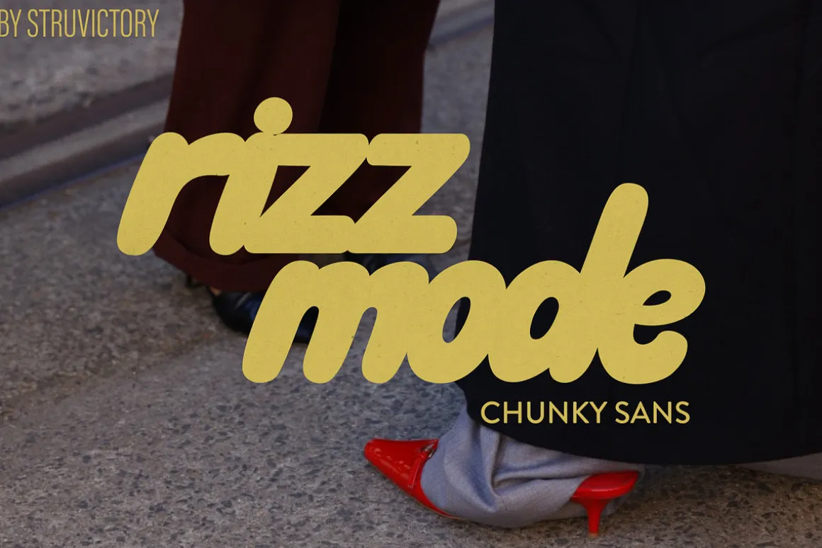Rizz Mode Chunky Y2k Bubbly Sans