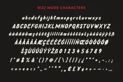 Rizz Mode Chunky Y2k Bubbly Sans