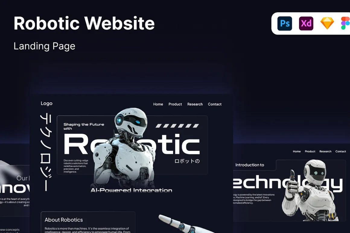 Robotic Website Template