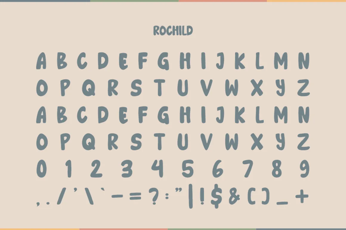 Rochild - Kids Font